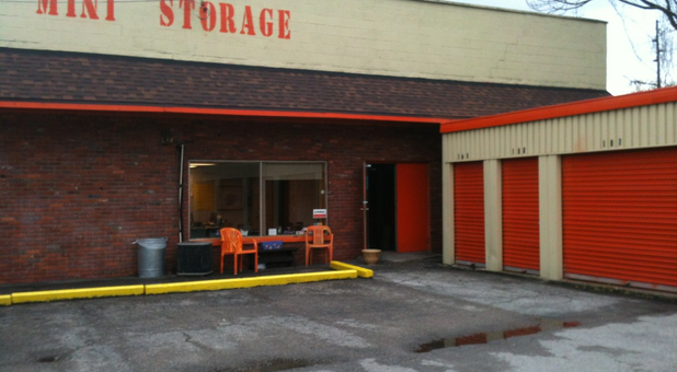 Entrance to IncaAztec Self Storage - Kanawha City